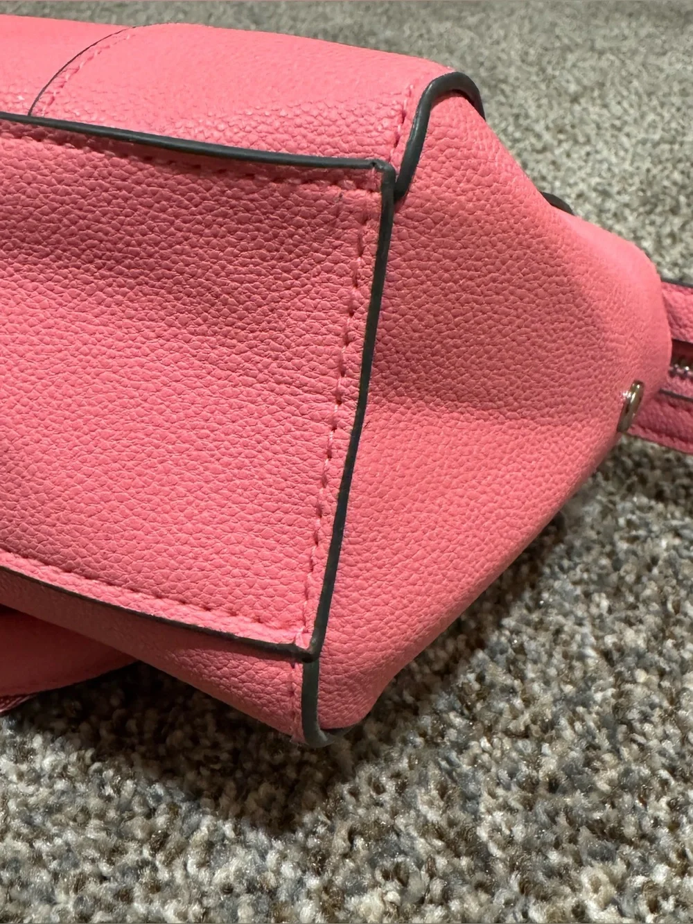 Steve Madden NYC Pink Women's Double Handle Stylish Everyday Purse